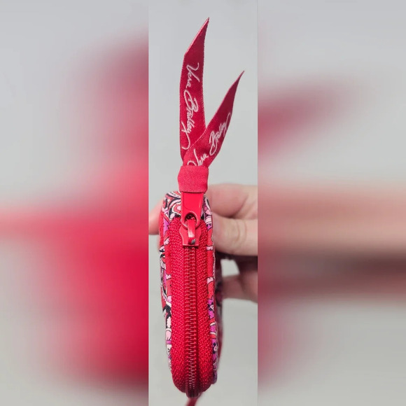 Vera Bradley Frankly Scarlet Zippered Wristlet Wallet - Picture 7 of 13